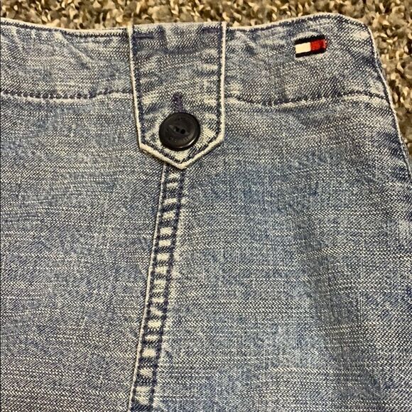 Tommy Hilfiger Denim Skirt Sz L - Picture 5 of 9